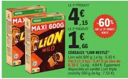 E.Leclerc Céréales Lion Nestlé offre
