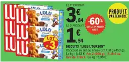 E.Leclerc BISCUITS 'LULU L'OURSON' offre