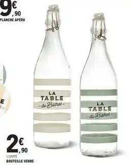 E.Leclerc BOUTEILLE VERRE offre