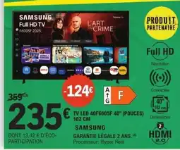 E.Leclerc TV LED 40F6005F offre