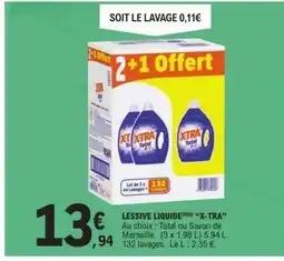 E.Leclerc LESSIVE LIQUIDE X-TRA offre