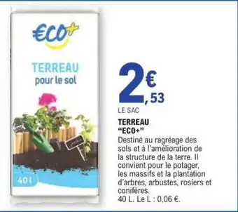 E.Leclerc TERREAU ECO+ offre
