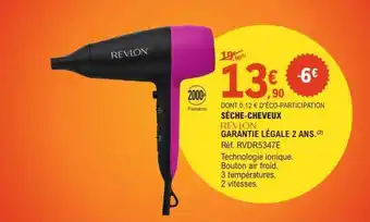 E.Leclerc SÈCHE-CHEVEUX REVLON offre