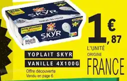E.Leclerc Yoplait Skyr Vanille 4x100g offre