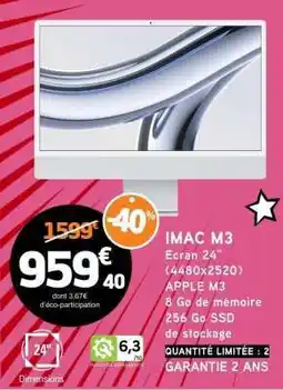 E.Leclerc IMAC M3 offre