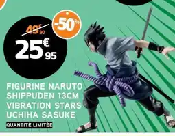 E.Leclerc FIGURINE NARUTO SHIPPUDEN 13CM VIBRATION STARS UCHIHA SASUKE offre
