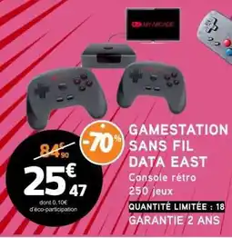 E.Leclerc GAMESTATION SANS FIL DATA EAST offre