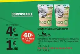 E.Leclerc Litière Végétale Végécompost offre