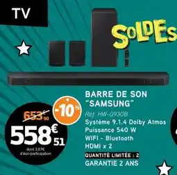 E.Leclerc Barre de son Samsung offre