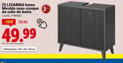 Lidl LIVARNO home Meuble sous-vasque de salle de bains offre