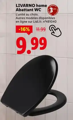 Lidl LIVARNO home Abattant WC offre