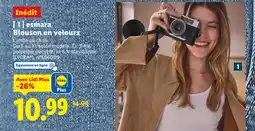 Lidl esmara Blouson en velours offre