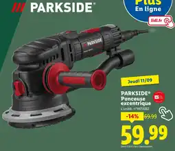 Lidl PARKSIDE Ponceuse excentrique offre
