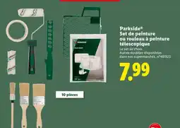 Lidl Parkside Set de peinture ou rouleau à peinture télescopique offre