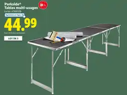 Lidl Parkside Tables multi-usages offre