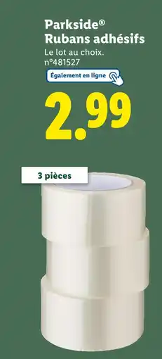 Lidl Parkside Rubans adhésifs offre