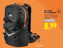 Lidl CRIVIT Sac à dos de randonnée offre