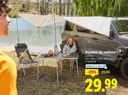 Lidl Auvent de voiture offre