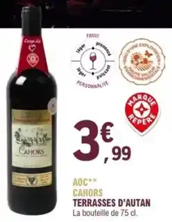 E.Leclerc Cahors - aoc terrasses d'autan offre