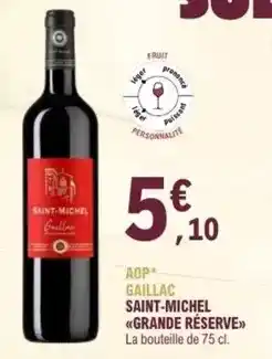 E.Leclerc St michel - aop gaillac offre