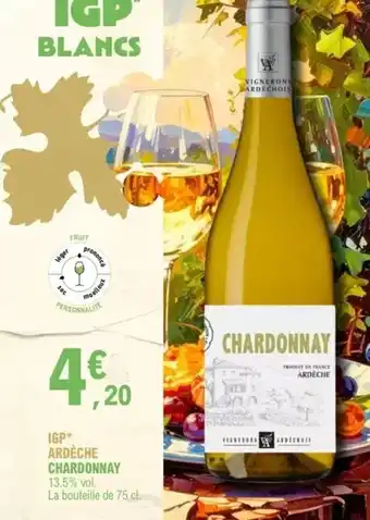 E.Leclerc Igp* aroche chardonnay offre