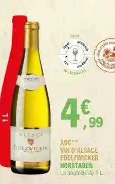 E.Leclerc Edelzwicker - vin d'alsace offre