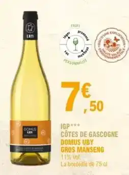 E.Leclerc Lea - igp cotes de gascogne domus gros manseng offre