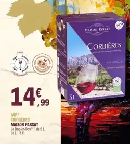 E.Leclerc Maison parsat - aop corbières offre