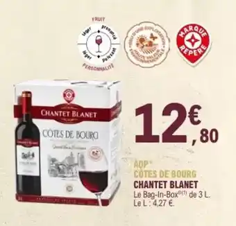 E.Leclerc Aop côtes de bourg offre