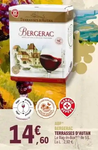 E.Leclerc Autan - aop bergerac terrasses d'antan offre