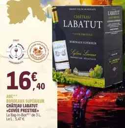 E.Leclerc Aoc - aoc bordeaux supérieur offre
