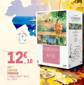 E.Leclerc Aoc - luberon terrasse offre