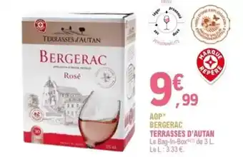 E.Leclerc Autan - aop bergerac terrasses d'autan offre