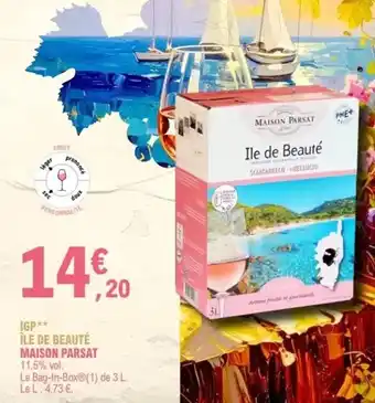 E.Leclerc Maison parsat - igp île de beauté offre