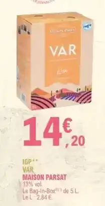E.Leclerc Maison parsat - igp var maison offre
