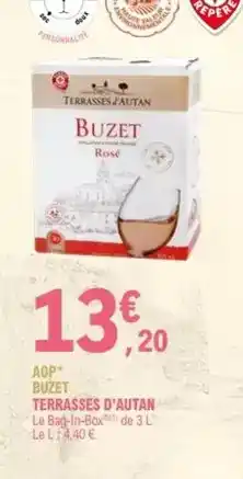 E.Leclerc Autan - aop buzet terrasses d'autan offre