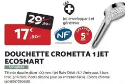 Bricomarché Hansgrohe - douchette crometta 1 jet ecosmart offre