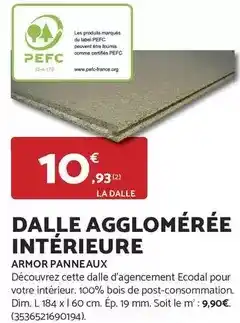 Bricomarché Dim - dalle agglomerée interieure offre