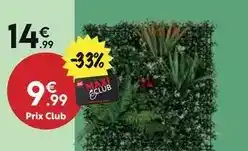 Maxi Bazar Carré végétal izy tropical ou jungle offre