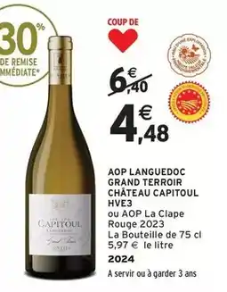 Intermarché Express Aop languedoc grand terroir hve3 offre