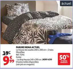 Auchan ACTUEL Parure mona offre