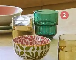Auchan Le verre forme basse coloris vert offre