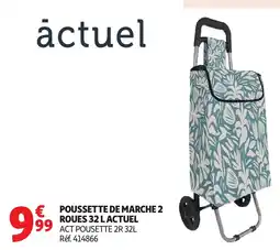 Auchan ACTUEL Poussette de marche 2 roues offre