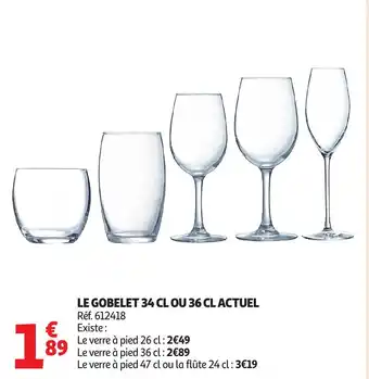 Auchan ACTUEL Le gobelet offre