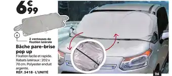 Shopix Bâche pare-brise pop up offre