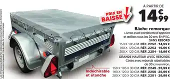 Shopix Bâche remorque offre