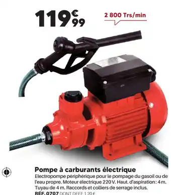 Shopix Pompe à carburants électrique offre