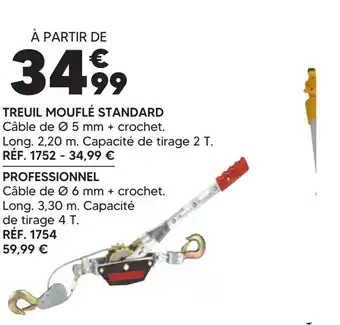 Shopix Treuil mouflé standard offre