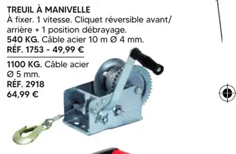 Shopix Treuil à manivelle offre
