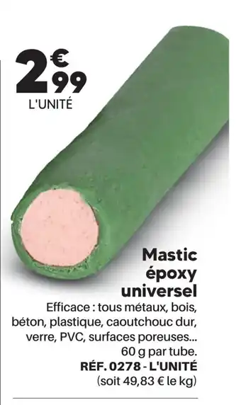 Shopix Mastic époxy universel offre